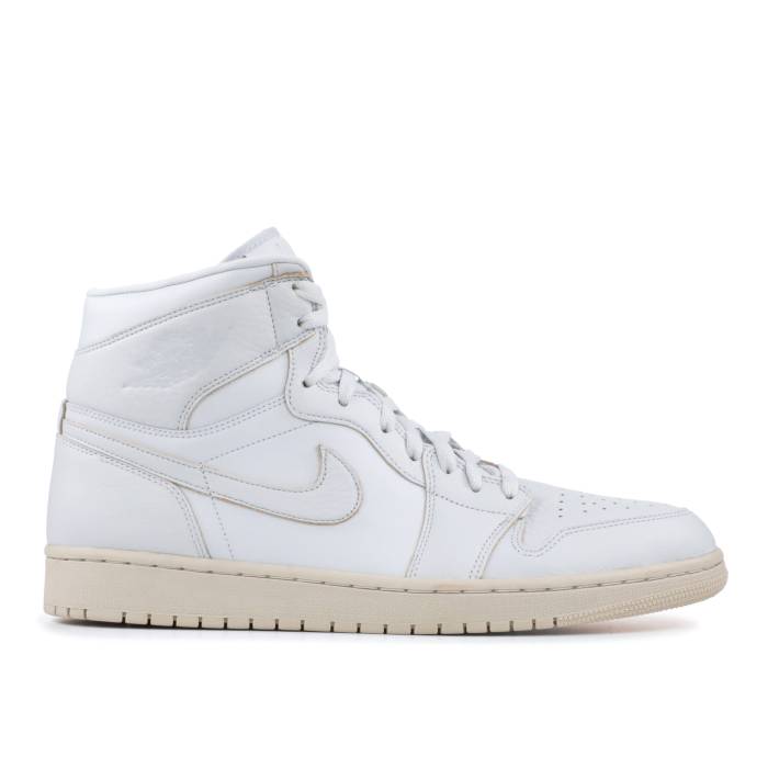 ナイキ エアジョーダン Air Jordan 【 Jordan 1 Retro High Premium \u0027Pure Platinum\u0027 Men White/Sail 】 レトロ 御機嫌 Premium 割り増し金 メンズ 白いこと 白いこと