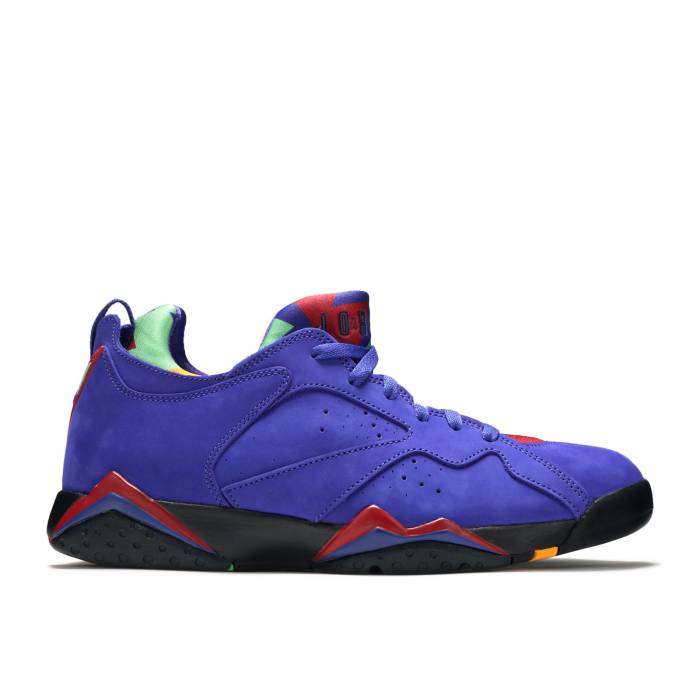 ナイキ エアジョーダン Air Jordan 【 Jordan 7 Retro Low Nrg \u0027Bright Concord\u0027 Men Bright Concord/Black-Midas Gold-Tourmaline 】 レトロ メンズ コンコルド・コンコード 靴-スニーカー