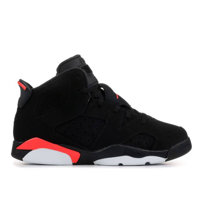 ナイキ エアジョーダン Air Jordan 【 Jordan 6 Retro Ps 'Infrared' 2019 Youth Black/Infrared 】 レトロ ジュニア キッズ 黒色 ブラック|スニケス