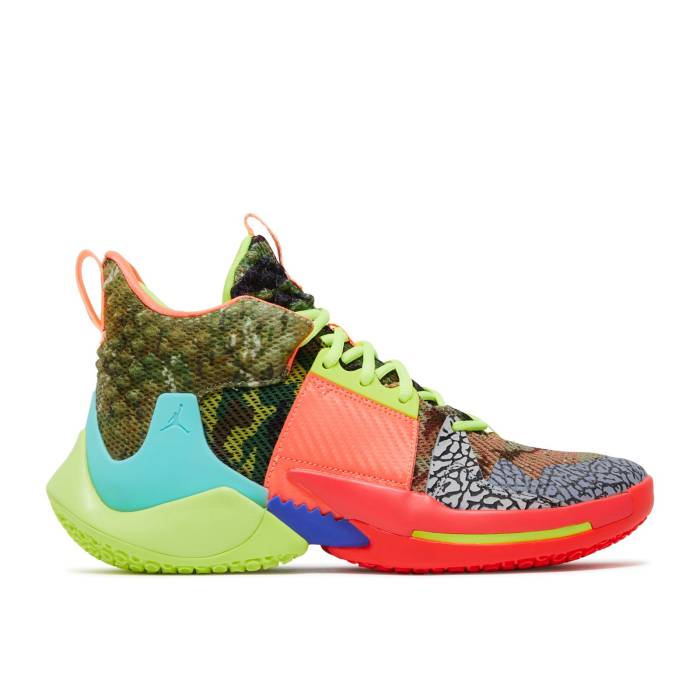 ナイキ　エアジョーダン Air Jordan 【 Jordan Why Not Zer0.2 'All Star' Men Camo Green/Hyper Turquoise-Volt-Infrared 】 メンズ カモ柄 green 緑・グリーン｜スニケス 48,900円