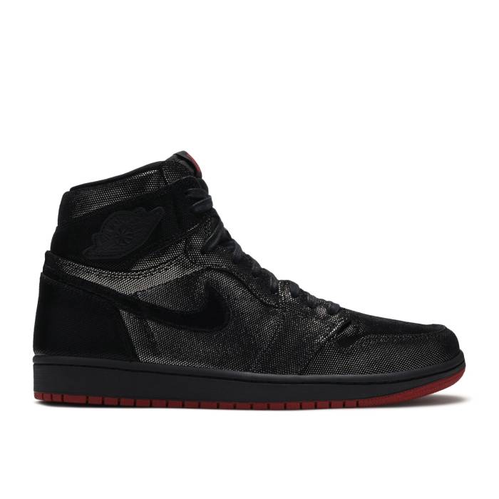 ナイキ　エアジョーダン Air Jordan 【 Jordan 1 Retro High Og 'Sp Gina' Men Black/Black-White-Varsity Red 】 レトロ ハイ メンズ 黒色 ブラック Red 赤・レッド