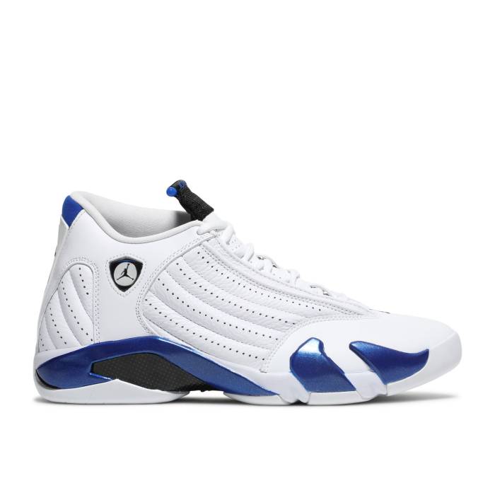 ナイキ エアジョーダン Air Jordan 【 Jordan 14 Retro \u0027Hyper Royal\u0027 Men White/Hyper Royal/Black 】 レトロ メンズ 白いこと 白いこと 黒いこと 黒いこと