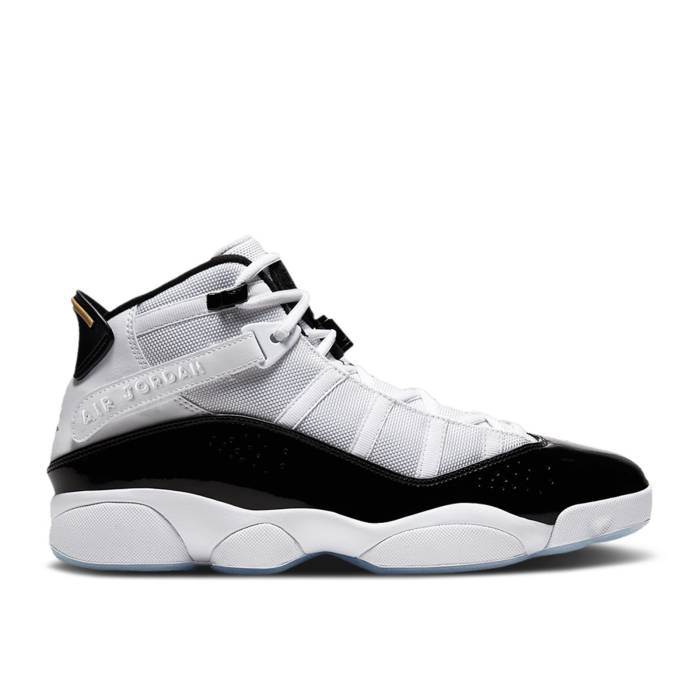 ナイキ エアジョーダン Air Jordan 【 Jordan 6 Rings \u0027Defining Moments\u0027 Men White/Black/Ice/Metallic Gold 】 輪っか メンズ 白いこと 白いこと 黒いこと 黒いこと ゴールド スニーカー-メンズ靴