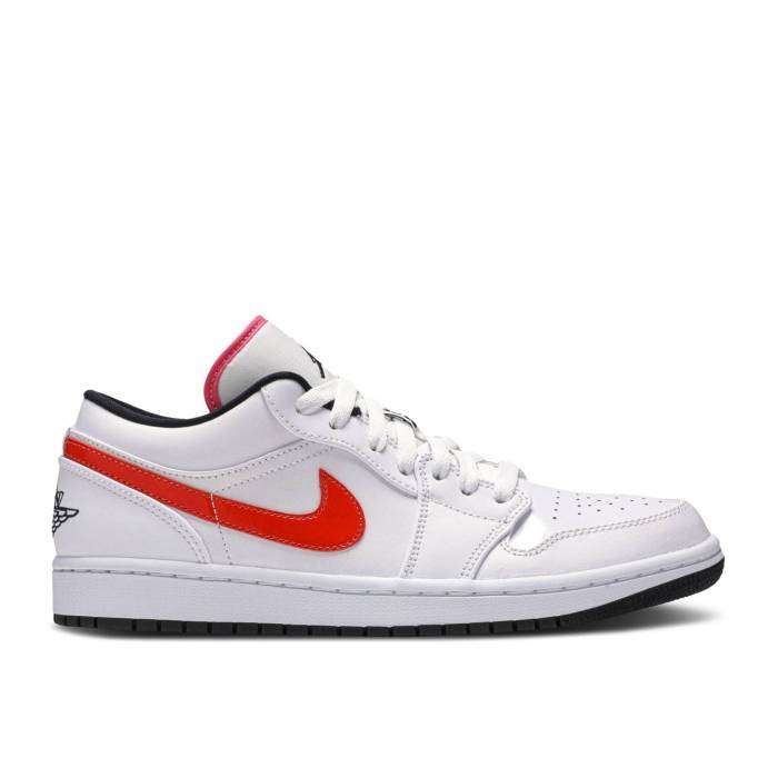 ナイキ エアジョーダン Air Jordan 【 Jordan 1 Low \u0027Multi-Color Swoosh\u0027 Men White/Multi-Color/Black 】 メンズ 白いこと 白いこと 黒いこと 黒いこと 靴-メンズ靴-スニーカー