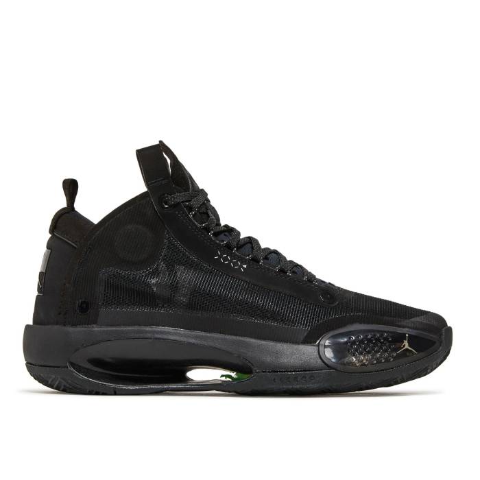 ナイキ エアジョーダン Air Jordan 【 Jordan 34 Pf Black Cat Men Black/Black/Dark Smoke Grey/Electric Green 】 メンズ 黒色 ブラック 灰色 グレー green 緑・グリーン