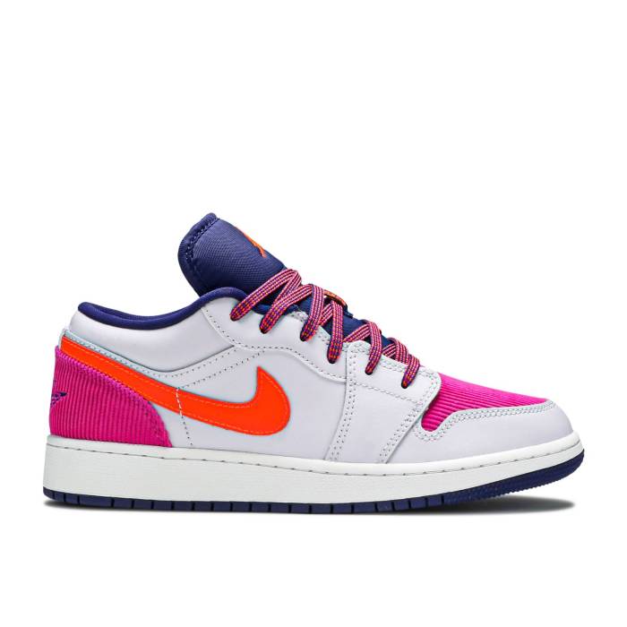ナイキ エアジョーダン Air Jordan 【 Jordan 1 Low Gs Fire Pink Hyper Crimson Youth Barely Grape/Fire Pink/Regency Purple/Hyper Crimson 】 pink ピンク ジュニア キッズ ファイア pink ピンク Purple 紫・パープル クリム