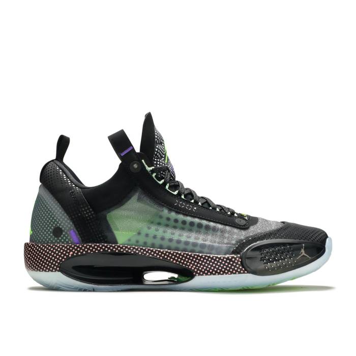ナイキ エアジョーダン Air Jordan 【 Jordan 34 Low \u0027Vapor Green\u0027 Men Black/White/Vapor Green/Bleached Coral 】 メンズ 黒いこと 黒いこと 白いこと 白いこと green 緑・緑であること