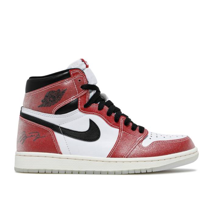ナイキ　エアジョーダン Air Jordan 【 Trophy Room X Jordan 1 Retro High Og Sp 'Chicago' Men White/Sail/Varsity Red/Black 】 レトロ ハイ メンズ 白色 ホワイト Red 赤・レッド 黒色 ブラック