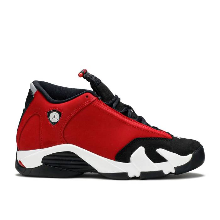 ナイキ エアジョーダン Air Jordan 【 Jordan 14 Retro ガウス \u0027Gym Red\u0027 Youth Black/Gym Red/White/Off White 】 レトロ お坊っちゃん キッズ 黒いこと 黒いこと Red 赤・赤いこと 白いこと 白いこと