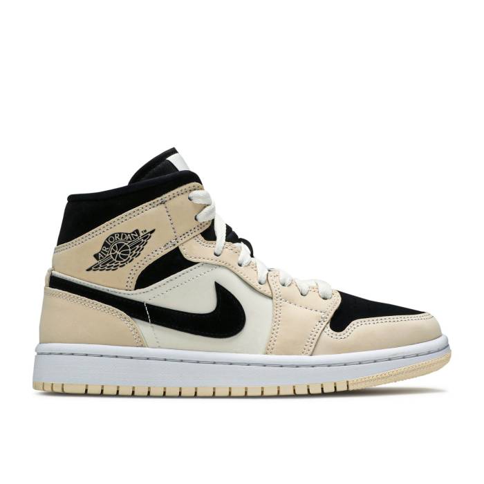 ナイキ エアジョーダン Air Jordan 【 Wmns Jordan 1 Mid \u0027Barely Orange\u0027 Women Barely Orange/Black/White 】 ミッド レディース orange 橙・オレンジ色 黒いこと 黒いこと 白いこと 白いこと
