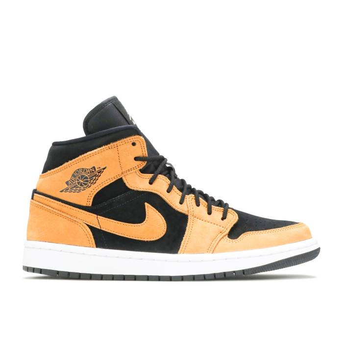 ナイキ エアジョーダン Air Jordan 【 Wmns Jordan 1 Mid Se \u0027Desert Ochre\u0027 Women Desert Ochre/Desert Ochre/Black 】 ミッド レディース 黒いこと 黒いこと