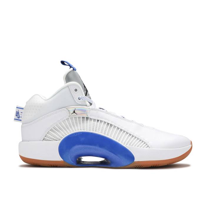 ナイキ エアジョーダン Air Jordan 【 Jordan 35 \u0027Sisterhood\u0027 Men White/Black/Hyper Royal/Gum Medium Brown 】 メンズ 白いこと 白いこと 黒いこと 黒いこと 赤銅色 赤銅色