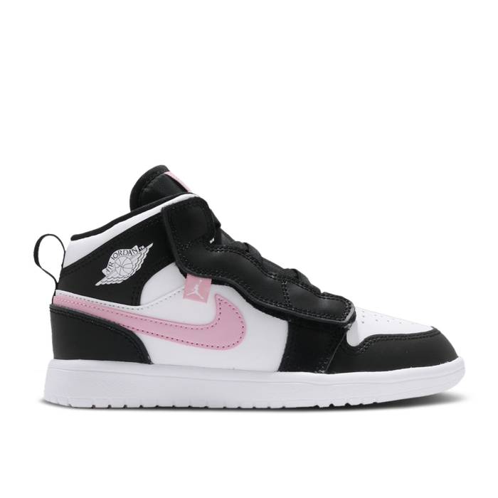 ナイキ エアジョーダン Air Jordan 【 Jordan 1 Mid Alt Ps White Light Arctic Pink Youth White/Black/Light Arctic Pink 】 ミッド ジュニア キッズ 白色 ホワイト 黒色 ブラック pink ピンク