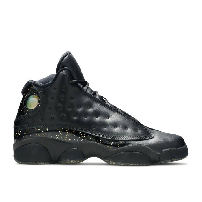 ナイキ エアジョーダン Air Jordan 【 Jordan Retro 13 Gs Gold Glitter Youth Black/Metallic Gold 】 レトロ 13 サーティーン ジュニア キッズ 黒色 ブラック ゴールド