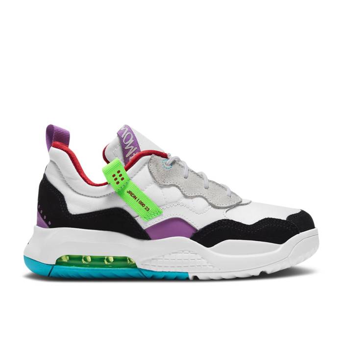 ナイキ　エアジョーダン Air Jordan 【 Jordan Ma2 Ps 'Greatest Gift' Youth White/Black/Purple Nebula/University Red 】 ジュニア キッズ 白色 ホワイト 黒色 ブラック Purple 紫・パープル Red 赤・レッド｜スニケス 29,175円