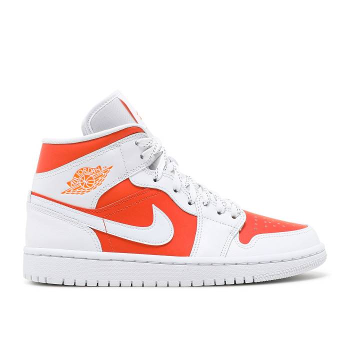 ナイキ エアジョーダン Air Jordan 【 Wmns Jordan 1 Mid Se 'Bright Citrus' Women Bright Citrus/White 】 ミッド レディース 白色 ホワイト|スニケス