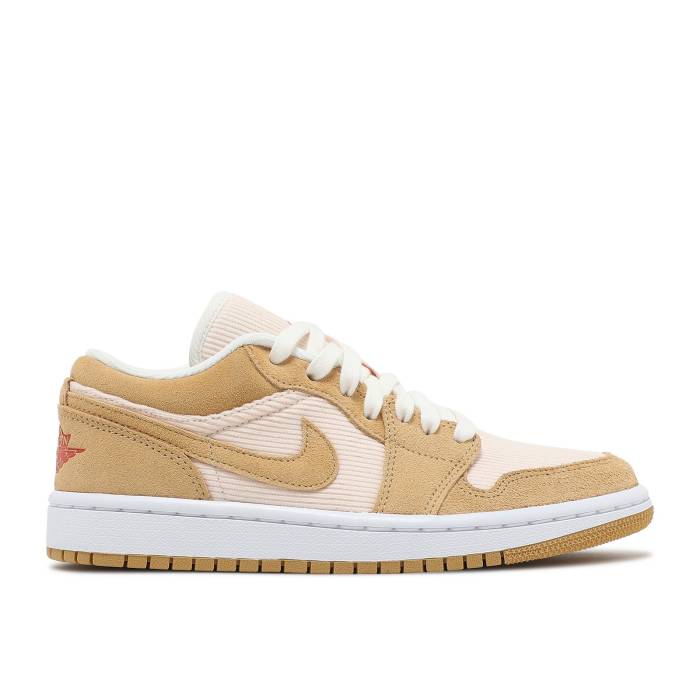 ナイキ エアジョーダン Air Jordan 【 Wmns Jordan 1 Low Se \u0027Twine\u0027 Women Twine/Orange Quartz/Sail/Orange 】 レディース orange 橙・オレンジ色