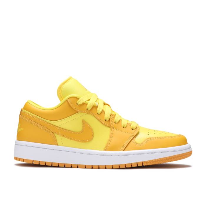 ナイキ エアジョーダン Air Jordan 【 Wmns Jordan 1 Low \u0027Yellow Strike\u0027 Women Yellow Strike/White/Pollen 】 レディース yellow 黄味がかった・黄色 ストライク 白いこと 白いこと