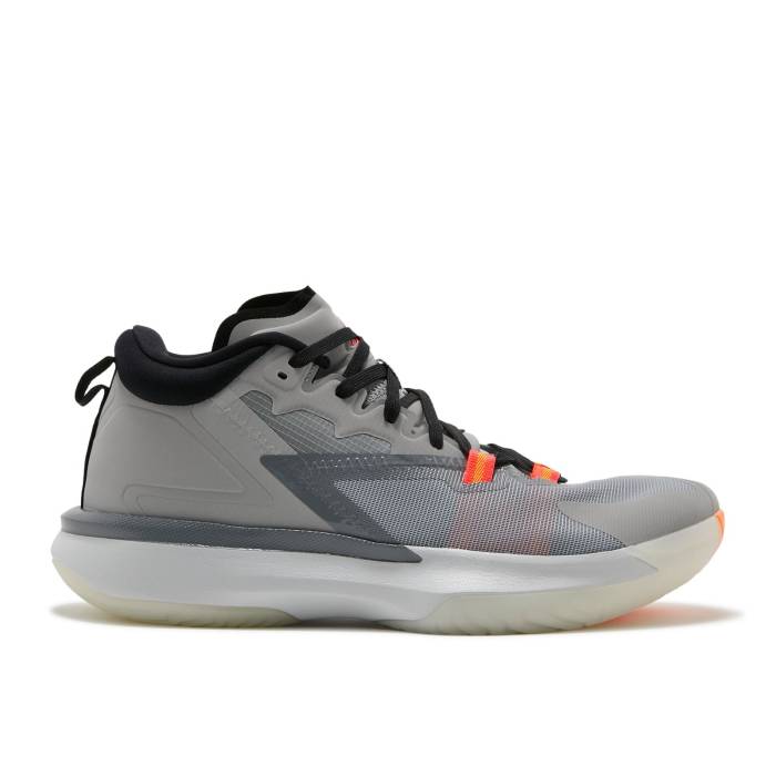 ナイキ エアジョーダン Air Jordan 【 Jordan Zion 1 \u0027Light Smoke Grey\u0027 Men Light Smoke Grey/Smoke Grey/Black/Total Orange 】 メンズ 薄墨色 薄墨色 黒いこと 黒いこと orange 橙・オレンジ色