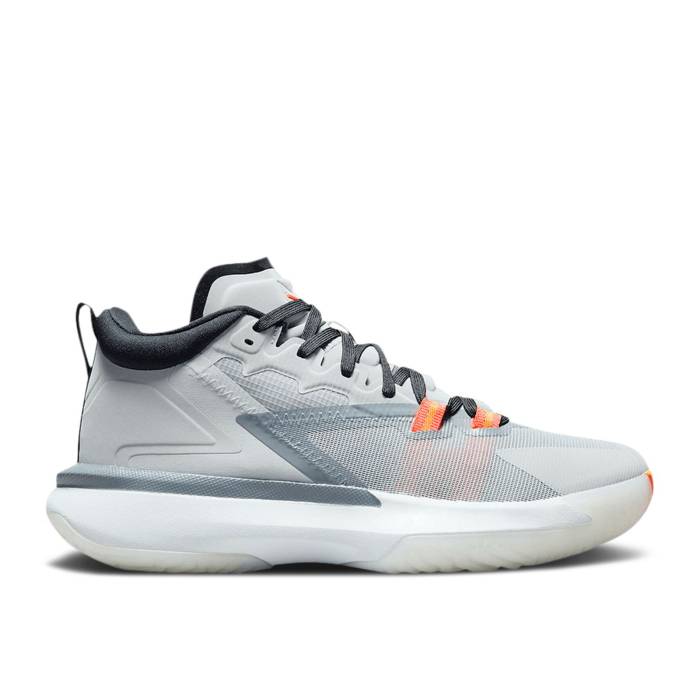 ナイキ　エアジョーダン Air Jordan 【 Jordan Zion 1 Pf 'Light Smoke Grey' Men Light Smoke Grey/Smoke Grey/Black/Total Orange 】 メンズ 灰色 グレー 黒色 ブラック orange 橙・オレンジ