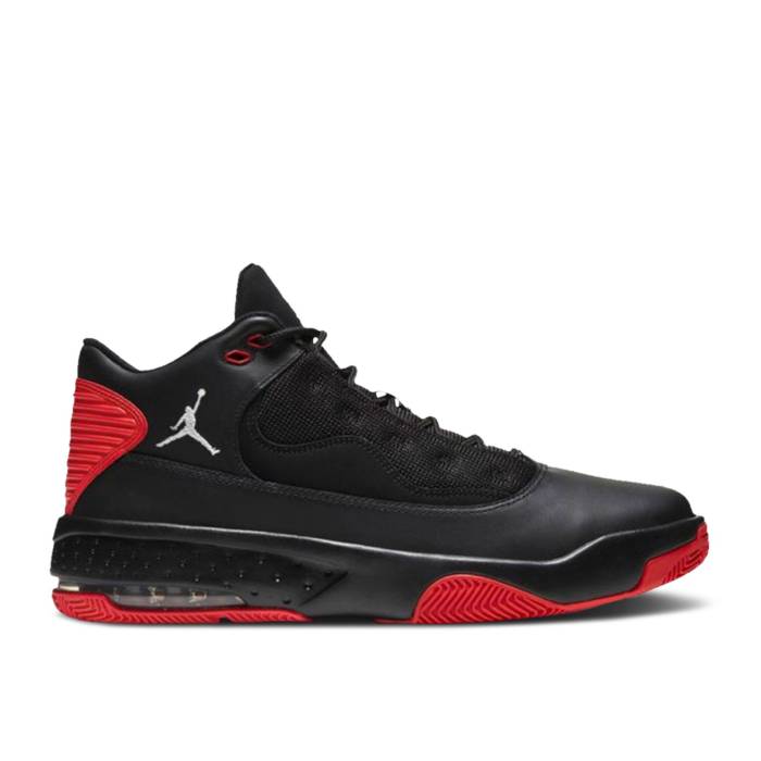 ナイキ エアジョーダン Air Jordan 【 Jordan Max Aura 2 \u0027Bred\u0027 Men Black/White/Chile Red 】 マックス 雰囲気 メンズ 黒いこと 黒いこと 白いこと 白いこと Red 赤・赤いこと