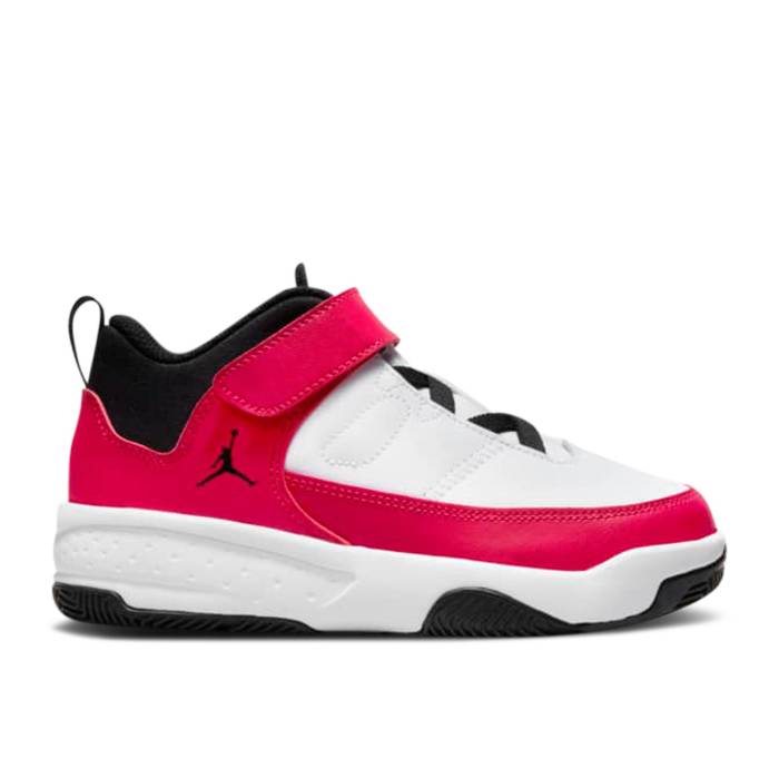 ナイキ エアジョーダン Air Jordan 【 Jordan Max Aura 3 Ps \u0027White Very Berry\u0027 Youth White/Black/Very Berry 】 マックス 佇まい 御坊っちゃん キッズ 白いこと 白いこと 黒いこと 黒いこと