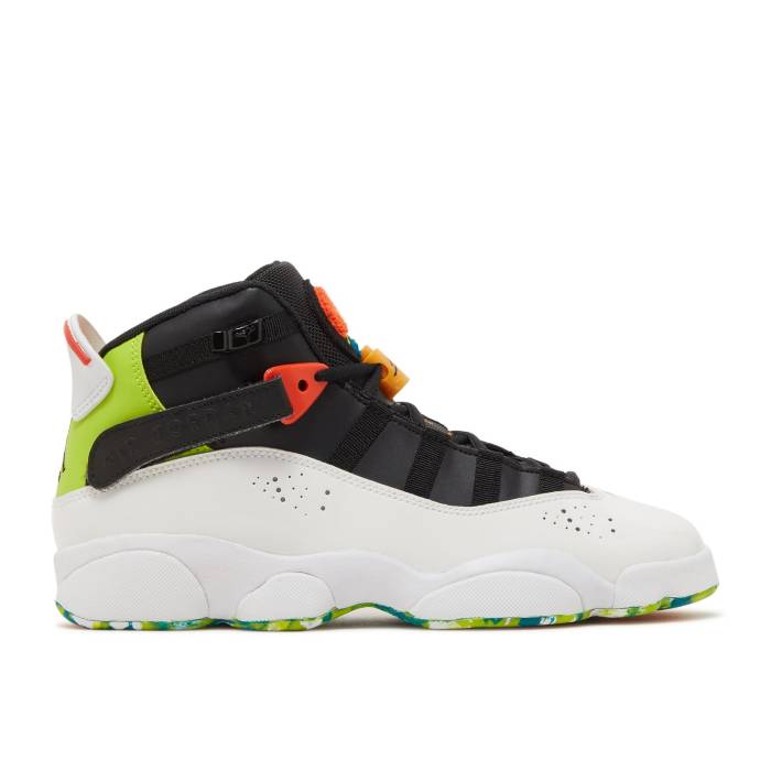 ナイキ エアジョーダン Air Jordan 【 Jordan 6 Rings ガウス \u0027His Airness\u0027 Youth Black/Team Orange/Kumquat/White 】 輪っか 御坊っちゃん キッズ 黒いこと 黒いこと Team 野球クラブ orange 橙・オレンジ色 白いこと 白いこと キッズ・ベビー・マタニティ-キッズファッション