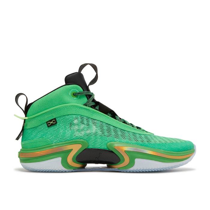 ナイキ エアジョーダン Air Jordan 【 Jordan 36 \u0027Celtics\u0027 Men Green Spark/Black/Lime Blast/Metallic Gold 】 メンズ green 緑・緑であること 黒いこと 黒いこと 菩提樹 ブラジャー同盟罷業 ゴールド
