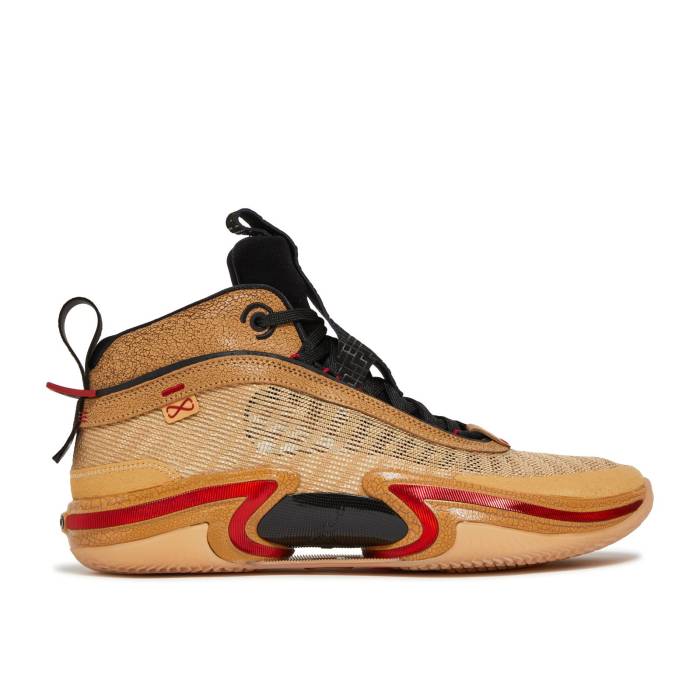 ナイキ エアジョーダン Air Jordan 【 Rui Hachimura X Jordan 36 \u0027Black Samurai\u0027 Men Sesame/Black/Twine/Gym Red 】 メンズ 黒いこと 黒いこと Red 赤・赤いこと