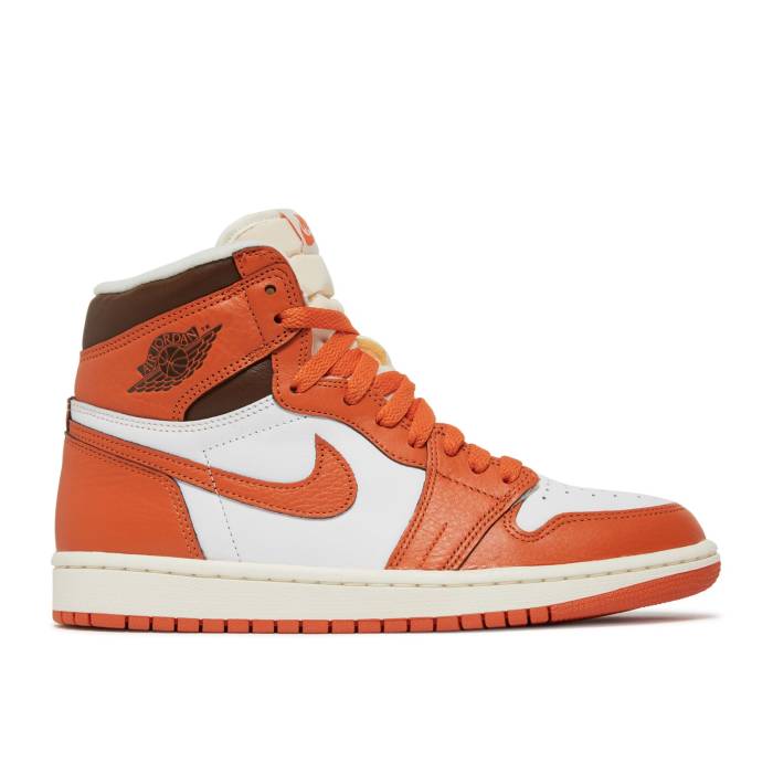 ナイキ エアジョーダン Air Jordan 【 Wmns Jordan 1 High Og \u0027Starfish\u0027 Women White/Starfish/Cacao Wow/Sail 】 ご機嫌 レディース 白いこと 白いこと