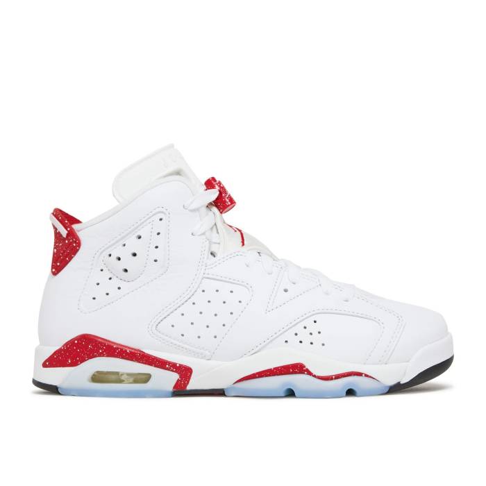 ナイキ エアジョーダン Air Jordan 【 Jordan 6 Retro ガウス \u0027Red Oreo\u0027 Youth White/University Red/Black 】 レトロ 御坊っちゃん キッズ 白いこと 白いこと Red 赤・赤いこと 黒いこと 黒いこと