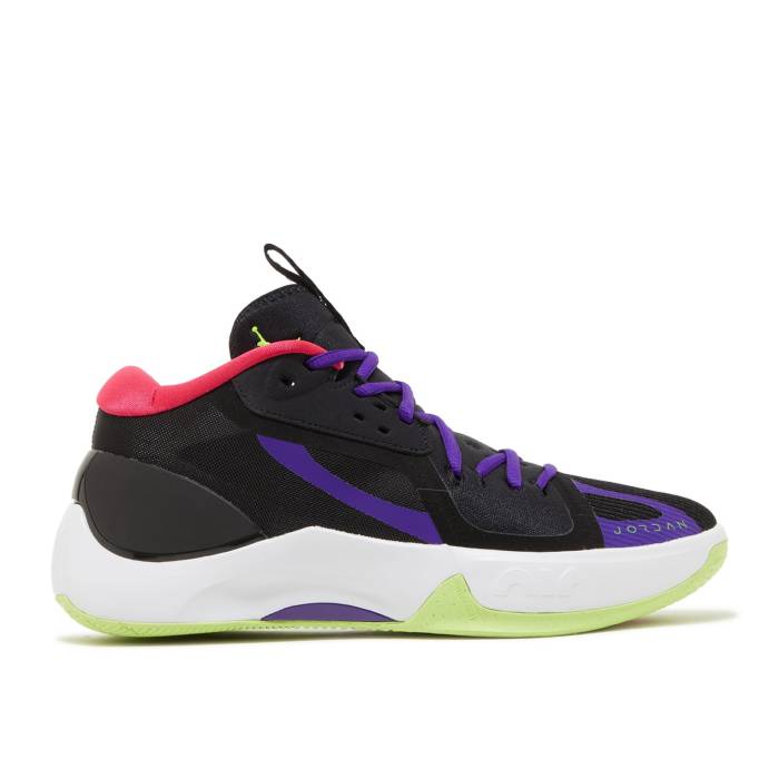 ナイキ　エアジョーダン Air Jordan 【 Jordan Zoom Separate 'Chaos' Men Black/Electro Purple/Pink Prime/Volt 】 ズーム メンズ 黒色 ブラック Purple 紫・パープル pink ピンク｜スニケス