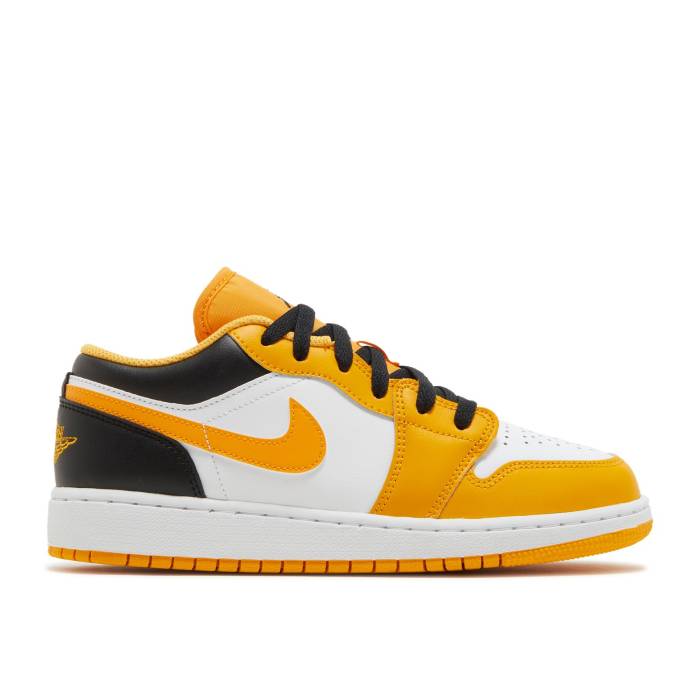ナイキ エアジョーダン Air Jordan 【 Jordan 1 Low ガウス \u0027Taxi White\u0027 Youth Taxi/White/Black 】 御坊っちゃん キッズ 白いこと 白いこと 黒いこと 黒いこと