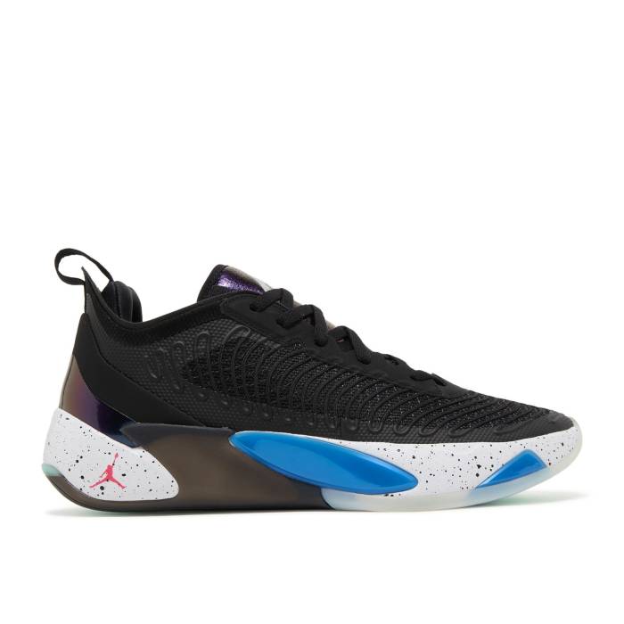ナイキ エアジョーダン Air Jordan 【 Jordan Luka 1 Pf \u0027No Translation\u0027 Men Black/Metallic Silver/Signal Blue 】 メンズ 黒いこと 黒いこと Silver しろがね色・しろがね色 青碧 青碧