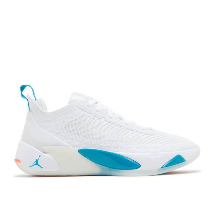 ナイキ エアジョーダン Air Jordan 【 Jordan Luka 1 Pf \u0027Legend Of 7\u0027 Men White/Metallic Silver/Neo Turquoise 】 メンズ 白いこと 白いこと Silver しろがね色・しろがね色 ネオ