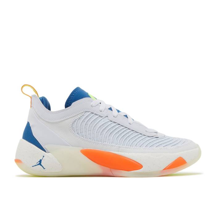 ナイキ エアジョーダン Air Jordan 【 Jordan Luka 1 Next Nature Habitat Men Football Grey/Volt/Dark Marina Blue/Sail 】 メンズ フットボール 灰色 グレー 青色 ブルー