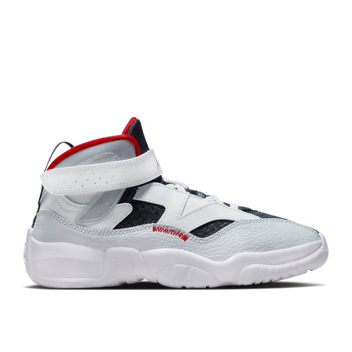 ナイキ エアジョーダン Air Jordan 【 Jumpman Two Trey Ps White Midnight Navy Youth White/University Red/Pure Platinum/Midnight Navy 】 Jumpman ジャンプマン ジュニア キッズ 白色 ホワイト Red 赤・レッド ピュア Plati