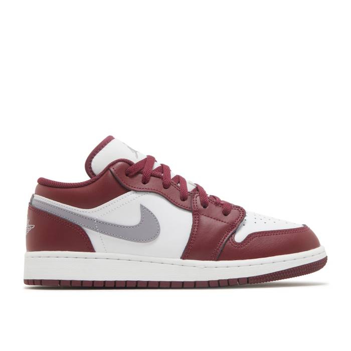 ナイキ エアジョーダン Air Jordan 【 Jordan 1 Low Gs Cherrywood Red Youth Cherrywood Red/White/Cement Grey 】 ジュニア キッズ Red 赤・レッド 白色 ホワイト 灰色・シメント 灰色 グレー