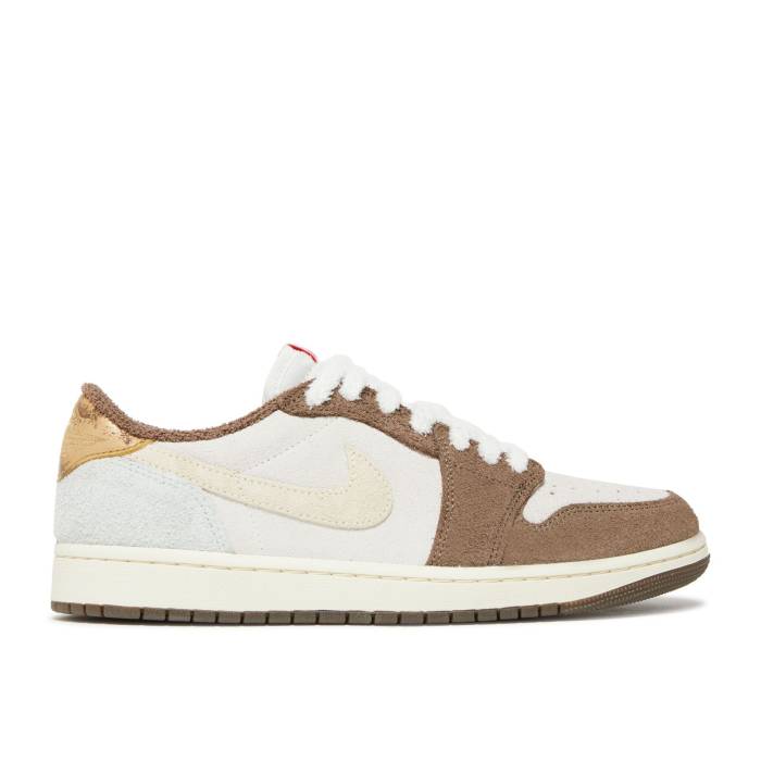 ナイキ エアジョーダン Air Jordan 【 Jordan 1 Retro Low Og \u0027Year Of The Rabbit\u0027 Men Palomino/Metallic Gold 】 レトロ メンズ ゴールド