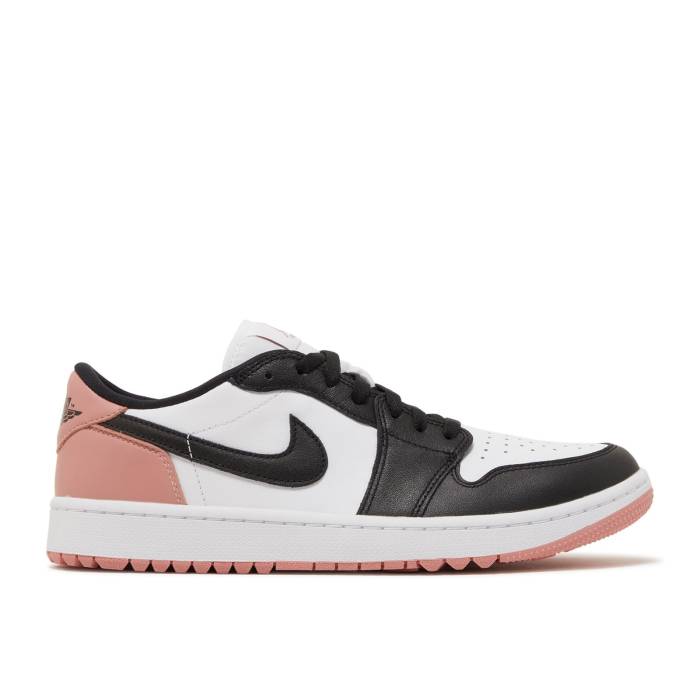 ナイキ エアジョーダン Air Jordan 【 Jordan 1 Low Golf \u0027Rust Pink\u0027 Men White/Rust Pink/Black 】 golf ゴルフ メンズ 白いこと 白いこと pink サクラ色 黒いこと 黒いこと