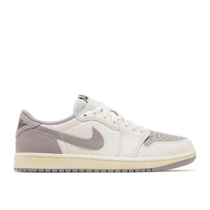 ナイキ エアジョーダン Air Jordan 【 Jordan 1 Retro Low Og \u0027Atmosphere Grey\u0027 Men Sail/Black/Atmosphere Grey 】 レトロ メンズ 黒いこと 黒いこと 薄墨色 薄墨色