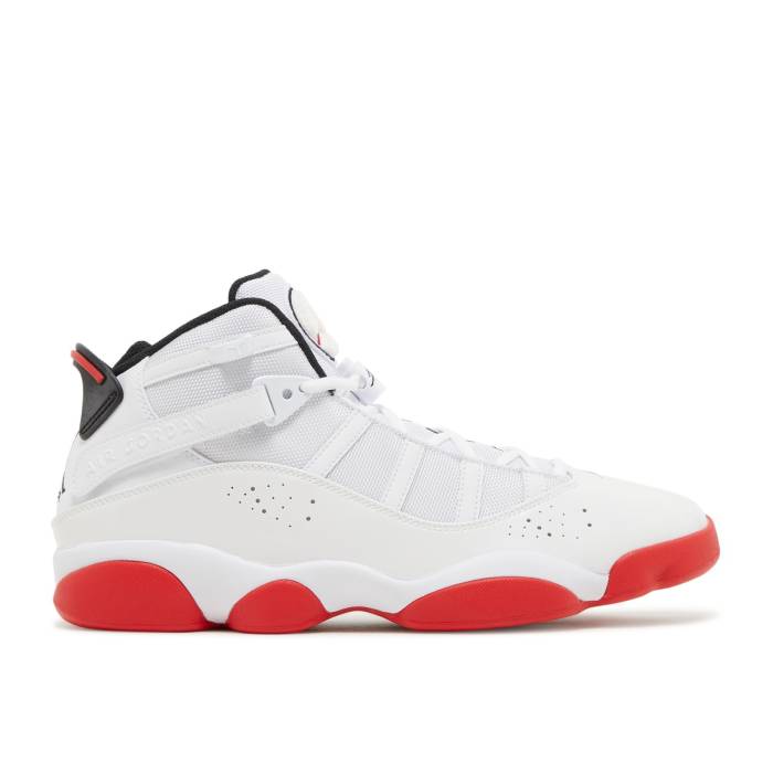 ナイキ エアジョーダン Air Jordan 【 Jordan 6 Rings 'White University Red' Men White/Black/University Red 】 リング メンズ 白色 ホワイト 黒色 ブラック Red 赤・レッド|スニケス
