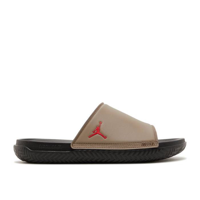 ナイキ エアジョーダン Air Jordan 【 Jordan Play Slide \u0027Palomino Fire Red\u0027 Men Palomino/Fire Red/Black 】 Slide サンダル 火の手 メンズ 火の手 Red 赤・赤いこと 黒いこと 黒いこと