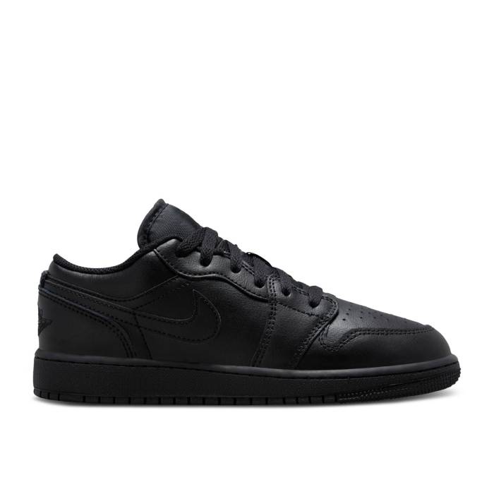 ナイキ エアジョーダン Air Jordan 【 Jordan 1 Low Gs 'Triple Black' 2022 Youth Black/Black/Black 】 ジュニア キッズ 黒色 ブラック|スニケス