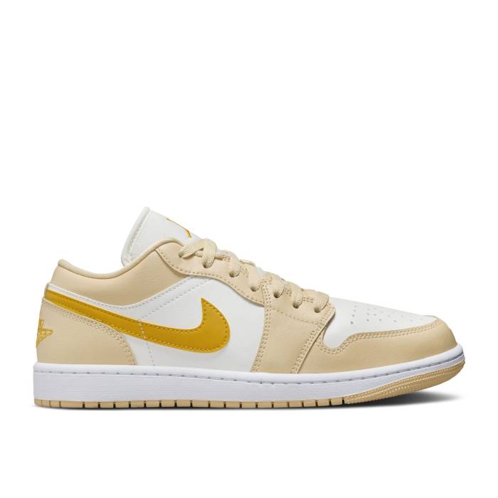 ナイキ エアジョーダン Air Jordan 【 Wmns Jordan 1 Low ail Yellow Ochre Women Sail/Pale Vanilla/White/Yellow Ochre 】 yellow 黄色・イエロー レディース 白色 ホワイト yellow 黄色・イエロー