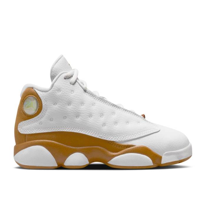 ナイキ エアジョーダン Air Jordan 【 Jordan 13 Retro Ps \u0027Wheat\u0027 2023 Youth White/Wheat 】 13 サー青少年 レトロ 御坊っちゃん キッズ 白いこと 白いこと ウィート キッズファッション-靴-キッズ・ベビー・マタニティ