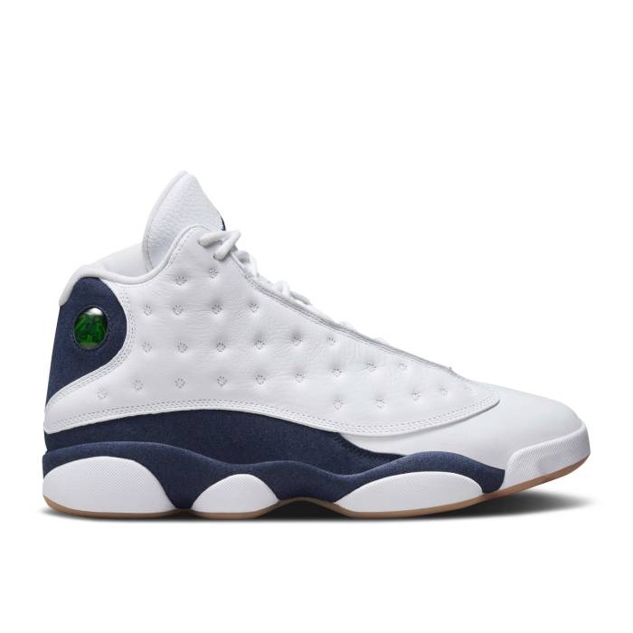 ナイキ エアジョーダン Air Jordan 【 Jordan 13 Retro Midnight Navy Men White/Midnight Navy/Gum Light Brown 】 13 サーティーン レトロ メンズ 白色 ホワイト 紺色 ネイビー 茶色 ブラウン