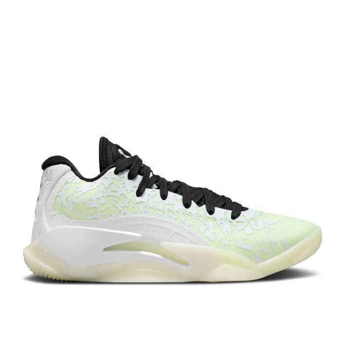 ナイキ エアジョーダン Air Jordan 【 Jordan Zion 3 ガウス \u0027No Guts\u0027 Youth White/White/Black/Barely Volt/Volt 】 御坊っちゃん キッズ 白いこと 白いこと 黒いこと 黒いこと