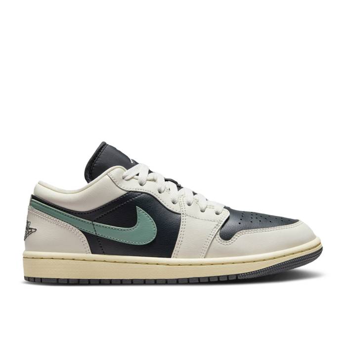 ナイキ エアジョーダン Air Jordan 【 Wmns Jordan 1 Low \u0027Jade Smoke\u0027 Women Anthracite/Jade Smoke/Sail/Legend Sand 】 レディース 翡翆・ジェード Legend 昔ばなし 砂色・砂子