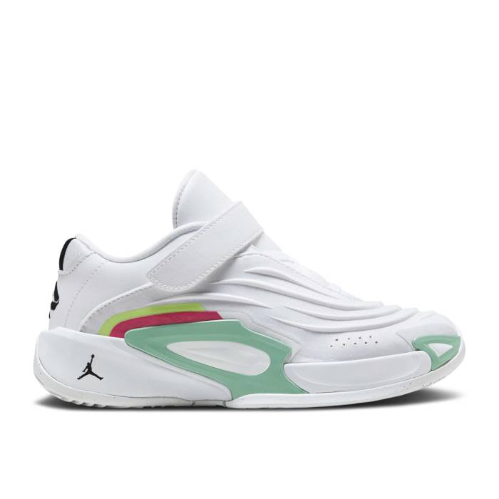 ナイキ エアジョーダン Air Jordan 【 Jordan Luka 3 Ps \u0027Photo Finish\u0027 Youth White/Black/Volt Glow/Green Glow 】 御坊っちゃん キッズ 白いこと 白いこと 黒いこと 黒いこと green 緑・緑であること